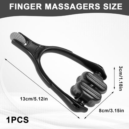Finger Massager Roller for Finger Hand Massage, Silicone Hand Massager for Arthritis, Trigger Finger Massage Tool for Hand Pain Relief and Carpal Tunnel Relief, for Hands, Palm & Wrist
